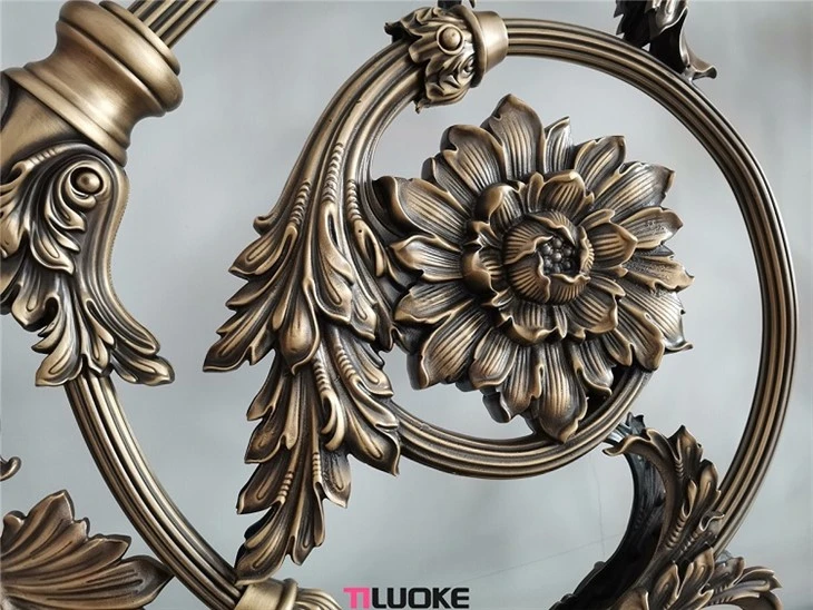 antique brass hand rail
