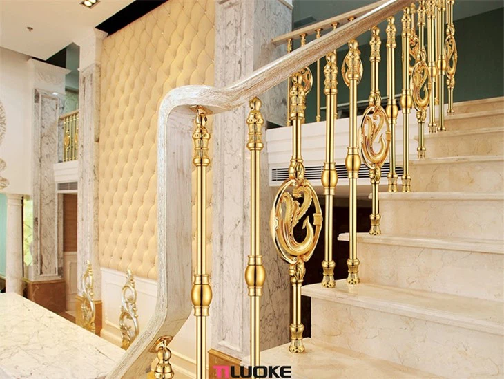 brass stair balusters