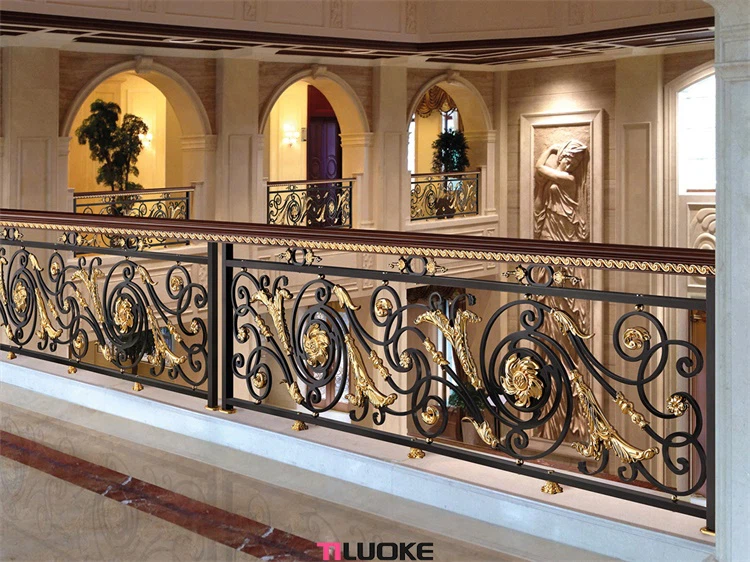 Brass Stair Handrail