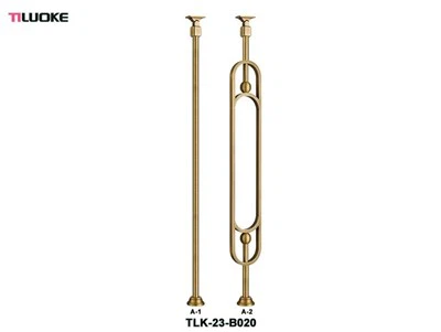 Modern Minimalist Luxury Brass Staircase Balusters